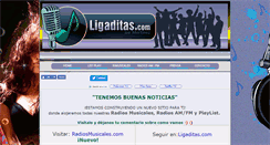 Desktop Screenshot of ligaditas.com