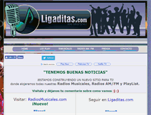 Tablet Screenshot of ligaditas.com